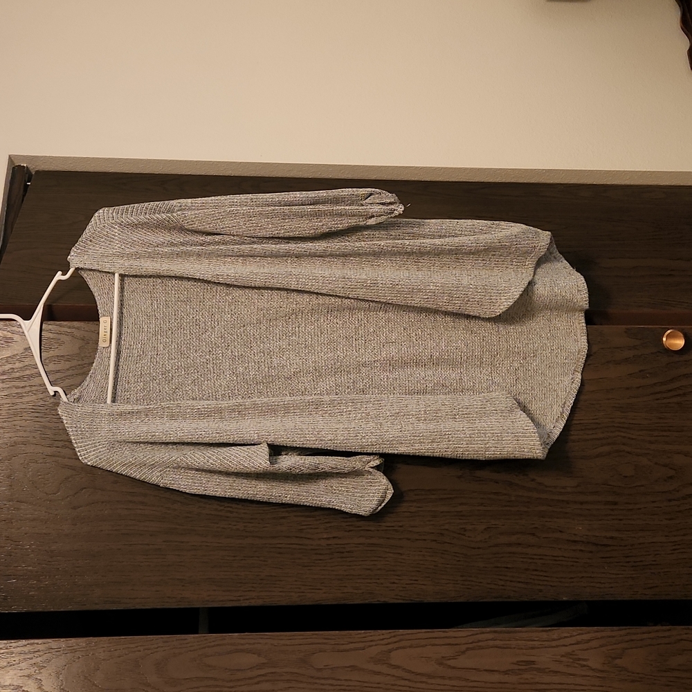Grey Knit Cardigan